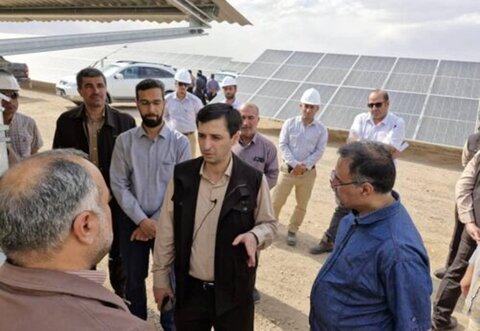بهره برداری از ۴۰ مگاوات ظرفیت نیروگاه خورشیدی خضرآباد چادرملو