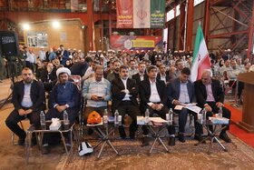 گزارش تصویری آیین افتتاح واحد فولادسازی سفیددشت