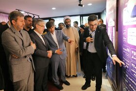 بازدید وزیر علوم از مرکز نوآوری فولاد مبارکه در دانشگاه صنعتی اصفهان