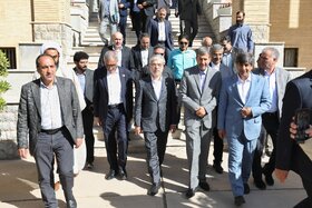 بازدید وزیر علوم از مرکز نوآوری فولاد مبارکه در دانشگاه صنعتی اصفهان