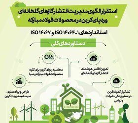 فولاد مبارکه پیشرو در مدیریت کربن با استقرار الگوی بین‌المللی