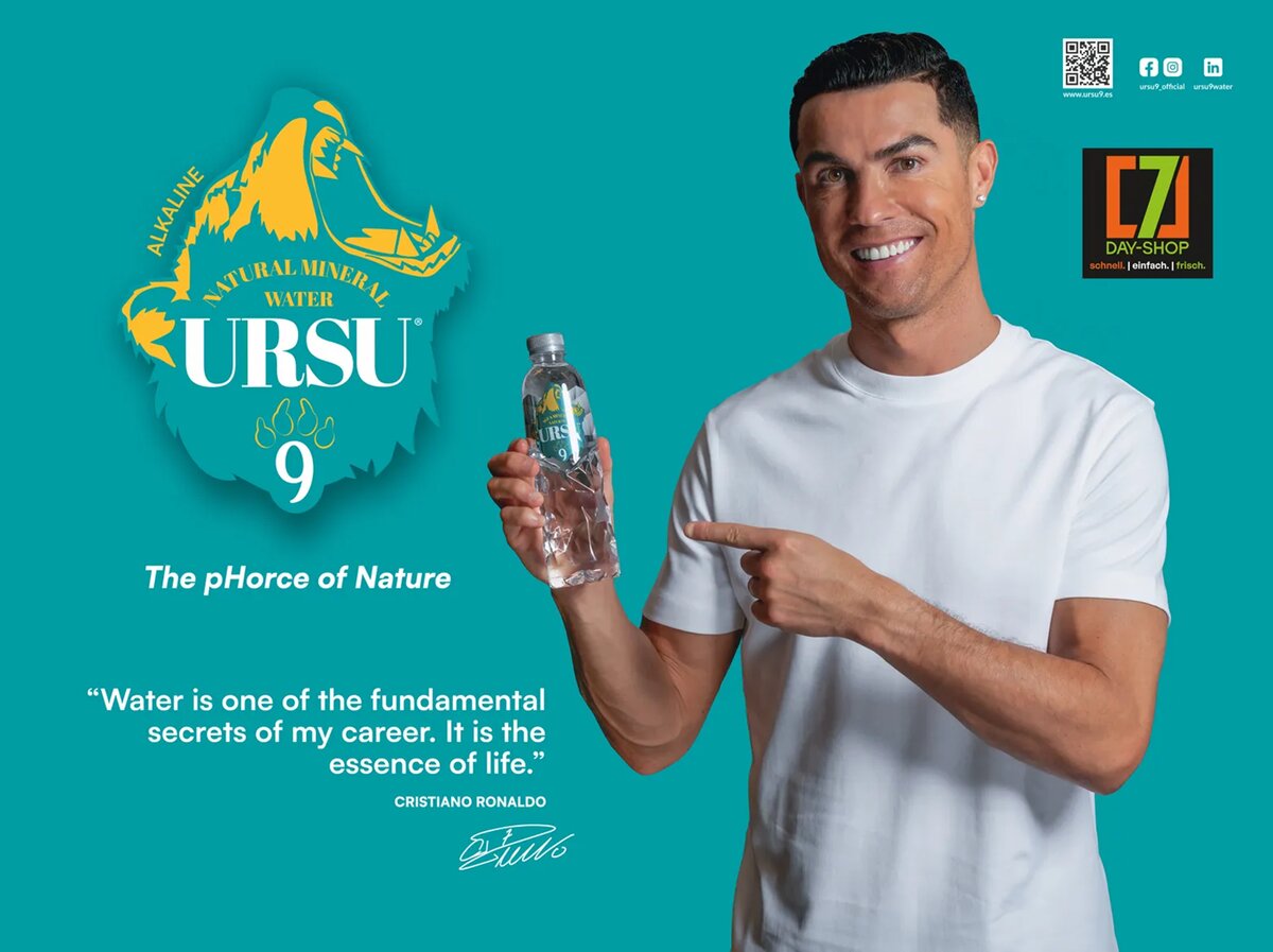 برند آب معدنی URSU