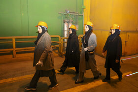 بازدید مدیران معدنی از خطوط تولید فولادمبارکه