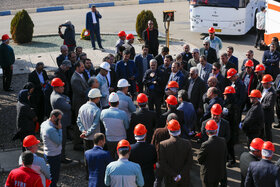 بازدید مدیران معدنی از خطوط تولید فولادمبارکه