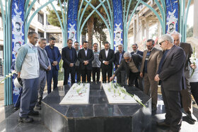 بازدید مدیران معدنی از خطوط تولید فولادمبارکه