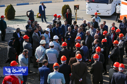 بازدید مدیران معدنی از خطوط تولید فولادمبارکه