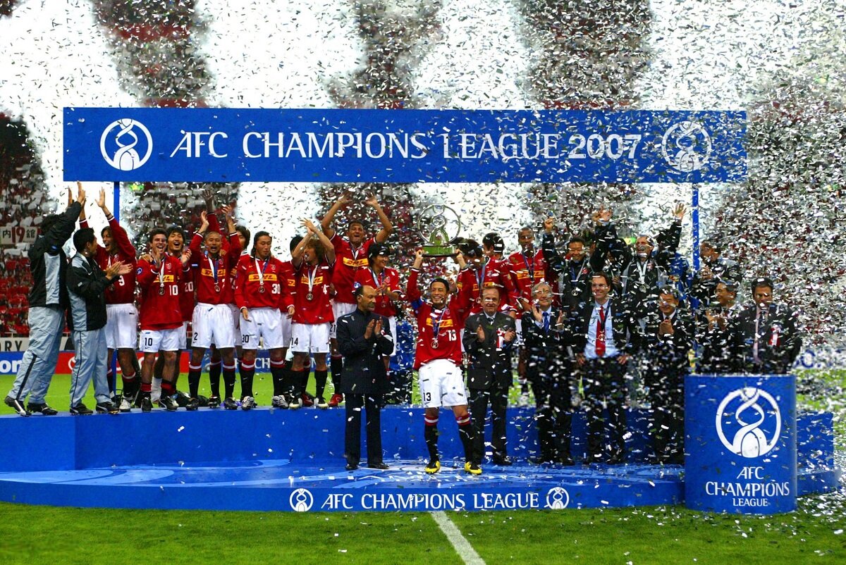 جشن قهرمانی اواروا ردز در لیگ قهرمانان آسیا ۲۰۰۷