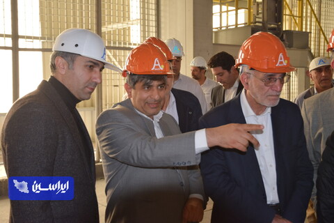 بازدید مدیرعامل گروه فولاد مبارکه از مجتمع آلومینیوم جنوب