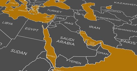 واژگونی نقشه رشد اقتصادی خاورمیانه