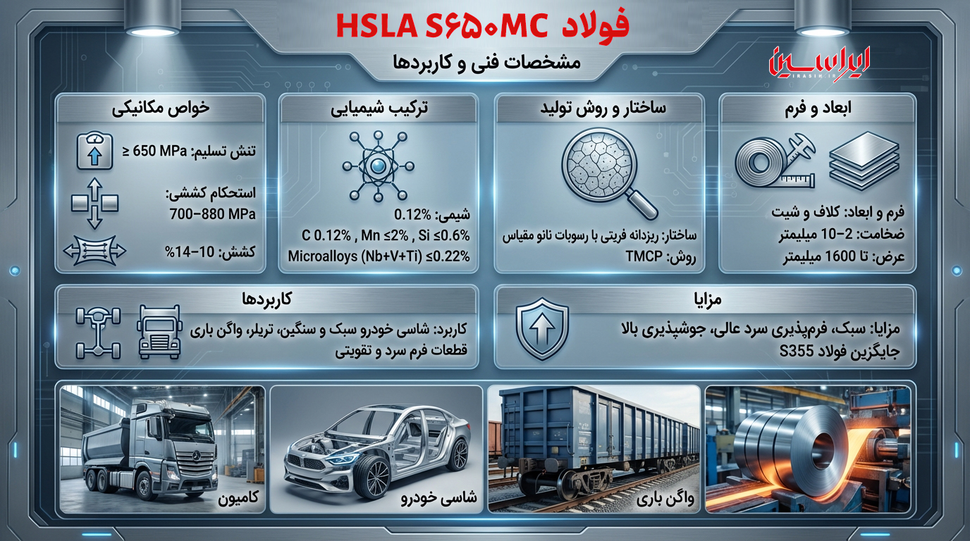 شاهکار فولادسبا با استحکام ۶۵۰ مگاپاسکال