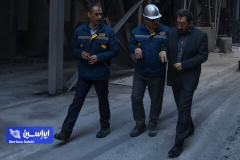 بازدید وزیر صنعت از فولادمبارکه