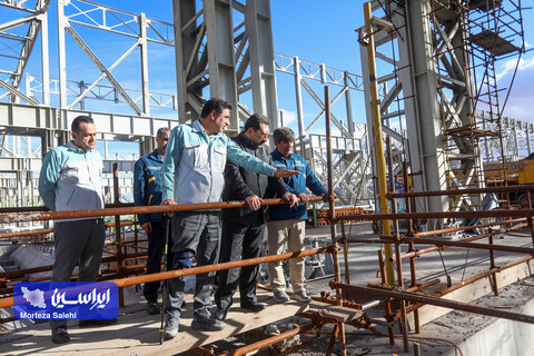 بازدید وزیر صنعت از فولادمبارکه