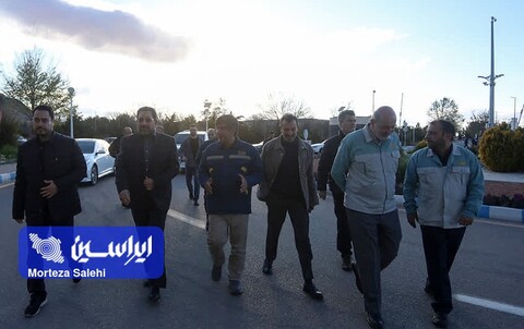 بازدید وزیر صنعت از فولادمبارکه