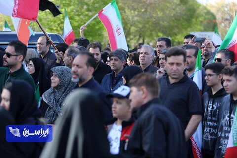 مراسم تشییع پیکر مطهر شهید والامقام «شهید عباس بهرامی»