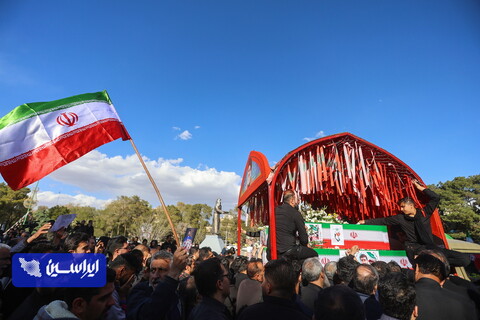 مراسم تشییع پیکر مطهر شهید والامقام «شهید عباس بهرامی»