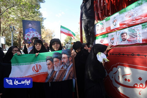 مراسم تشییع پیکر مطهر شهید والامقام «شهید عباس بهرامی»
