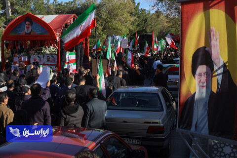 مراسم تشییع پیکر مطهر شهید والامقام «شهید عباس بهرامی»