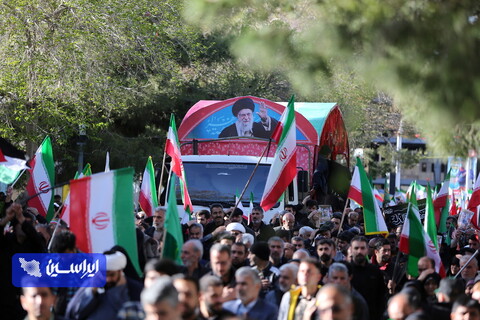 مراسم تشییع پیکر مطهر شهید والامقام «شهید عباس بهرامی»