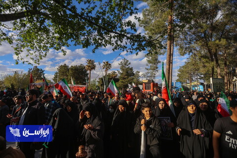 مراسم تشییع پیکر مطهر شهید والامقام «شهید عباس بهرامی»