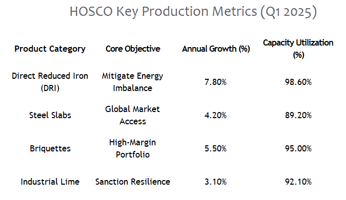 Hormozgan Steel Company: The Linchpin of MSG’s Vertical Integration and Regional Dominance