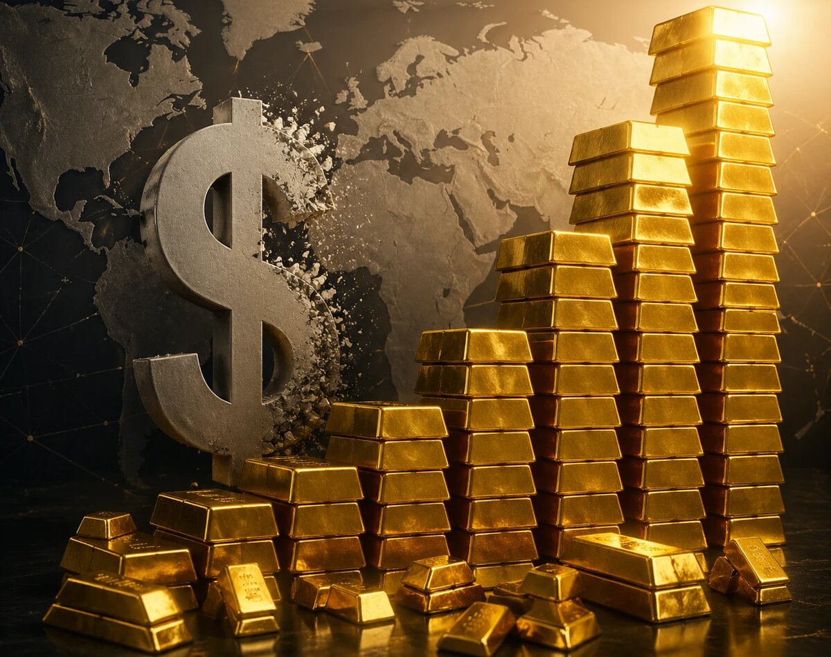 دلار در محاصره طلای جهانی
