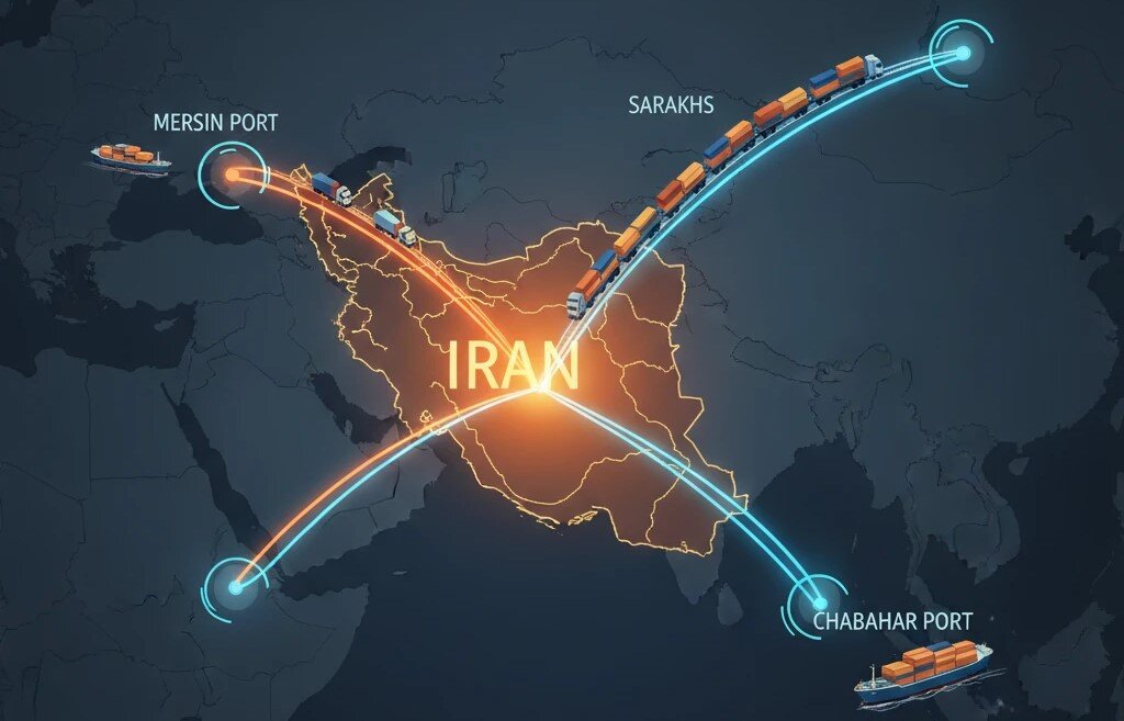 پایداری لجستیک ایران با فعال‌سازی کریدورهای ترانزیتی