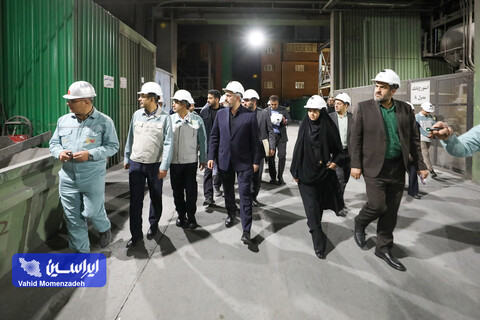 بازدید وزیر اقتصاد از فولادمبارکه