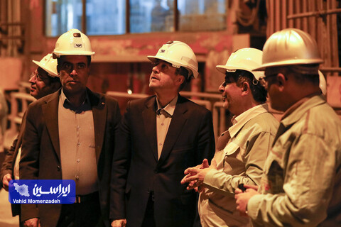 بازدید وزیر اقتصاد از فولادمبارکه