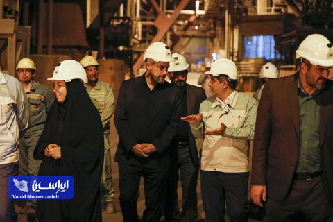 بازدید وزیر اقتصاد از فولادمبارکه
