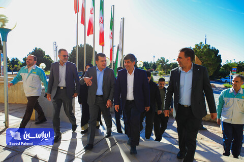 بازدید دکتر افشین معاون علمی رییس جمهور از فولاد مبارکه