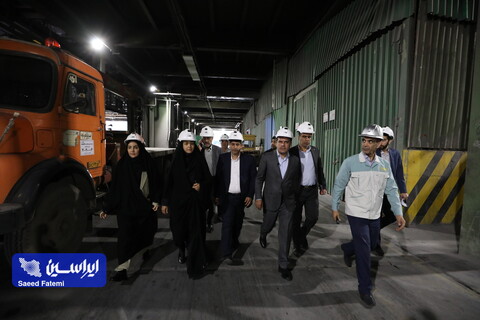 بازدید دکتر افشین معاون علمی رییس جمهور از فولاد مبارکه