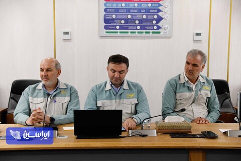 بازدید مدیر عامل بانک توسعه رفاه کارگران و اعضای هیئت مدیره گروه فولاد از شرکت فولادمبارکه
