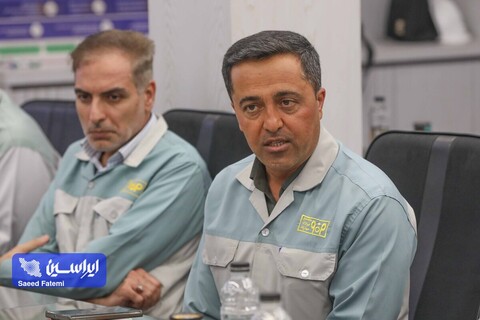 بازدید دکتر زرندی مدیر عامل گروه فولاد از نواحی آهن سازی و فولادسازی