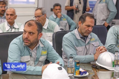 بازدید دکتر زرندی مدیر عامل گروه فولاد از نواحی آهن سازی و فولادسازی