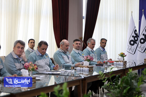 بازدید وزیر صمت از فولاد مبارکه/۱۴۰۵.۰۳/۱۹/