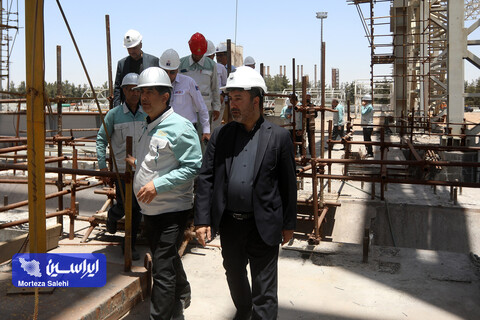 بازدید رئیس هیئت عامل ایمیدرو و معاون بازرسی کشور از فولاد مبارکه/۱۴۰۵.۰۳.۲۷