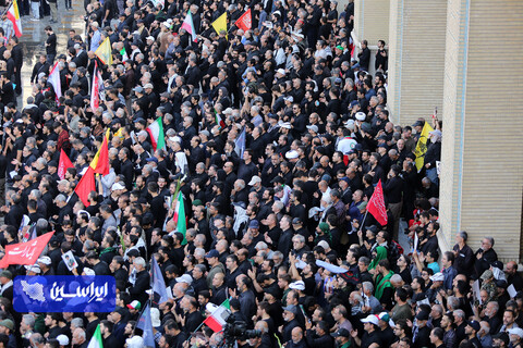 روز اول مراسم وداع با رهبر شهید در مصلی تهران
