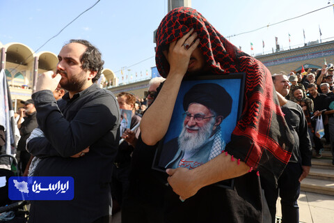 روز اول مراسم وداع با رهبر شهید در مصلی تهران