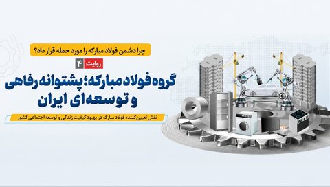 فولادمبارکه؛ پشتوانه رفاهی و توسعه‌ای ایران