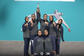 بانوان سپاهان بر قله شمشیربازی کشور