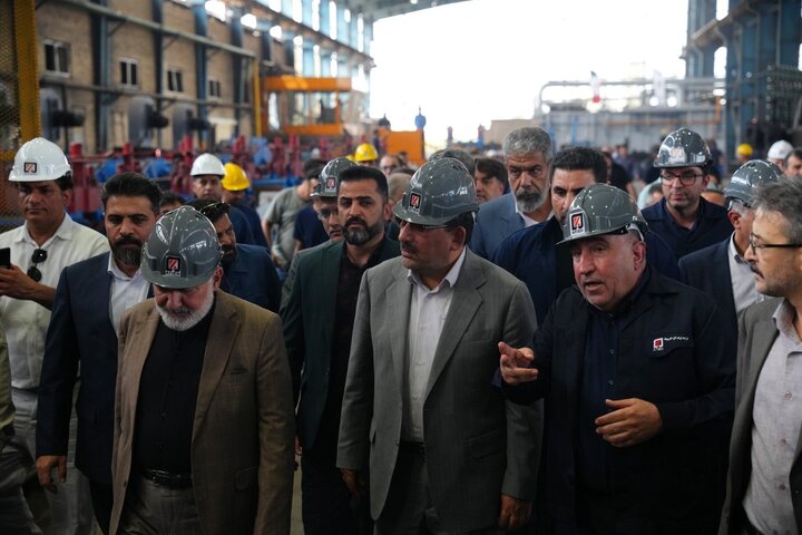 بازدید وزیر صمت، فولاد خوزستان