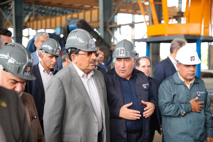 بازدید وزیر صمت، فولاد خوزستان