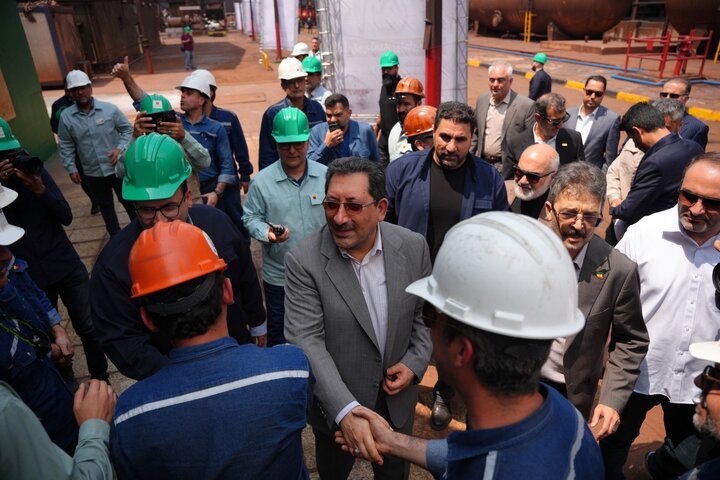 بازدید وزیر صمت، فولاد خوزستان