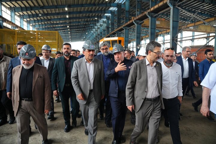 بازدید وزیر صمت، فولاد خوزستان