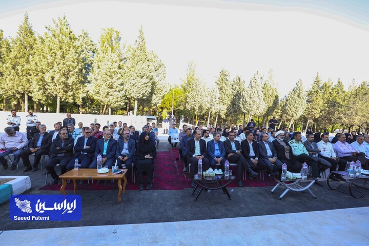 کلنگ زنی تقاطع غیر همسطح زیبا شهر و افتتاح ساختمان دیالیز بیمارستان محمد رسول الله مبارکه توسط فولاد مبارکه