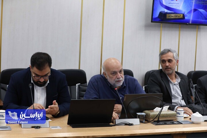 بازدید مهندس صفارى نيا رئيس منطقه بين المللى نوآورى ایران از فولاد مبارکه با هیئت همراه/۱۴۰۵.۰۶.۲۲/عکاس سعید فاطمی