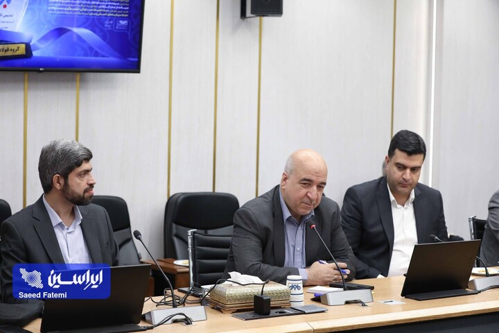 بازدید مهندس صفارى نيا رئيس منطقه بين المللى نوآورى ایران از فولاد مبارکه با هیئت همراه/۱۴۰۵.۰۶.۲۲/عکاس سعید فاطمی