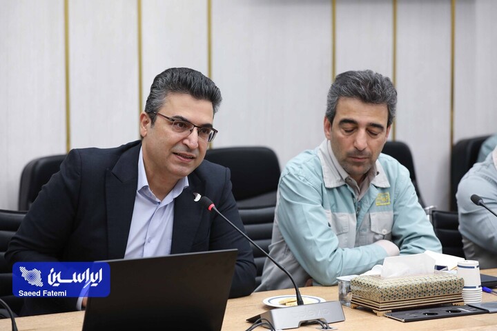 بازدید مهندس صفارى نيا رئيس منطقه بين المللى نوآورى ایران از فولاد مبارکه با هیئت همراه/۱۴۰۵.۰۶.۲۲/عکاس سعید فاطمی