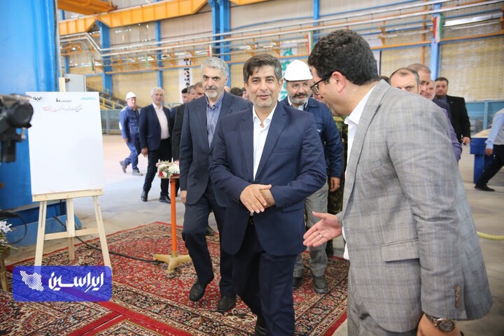 آیین افتتاح کارخانه شماره ۲ ایران‌ذوب