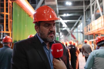 توانمندی فولاد مبارکه در بازسازی یک صنعت بزرگ افتخارآفرین است